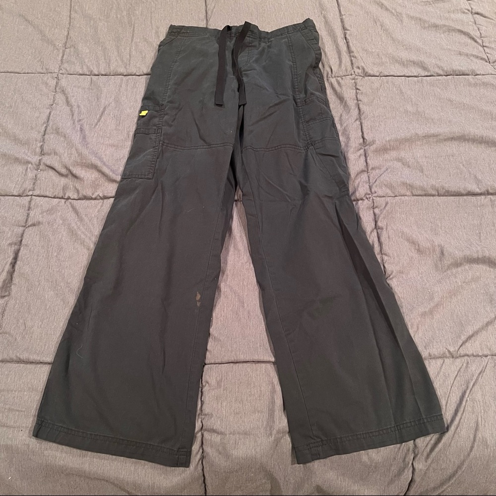 Four Pairs of Scrub Pants Sizes Small and Medium Nursing Medical Comfort Blue - Picture 9 of 16